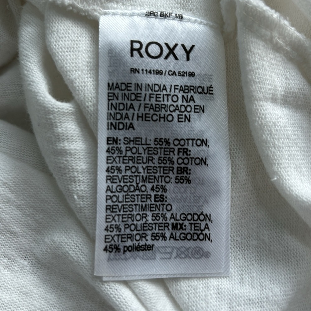 Roxy Destination Surf Long-Sleeve Hooded Top Medium - Picture 8 of 15